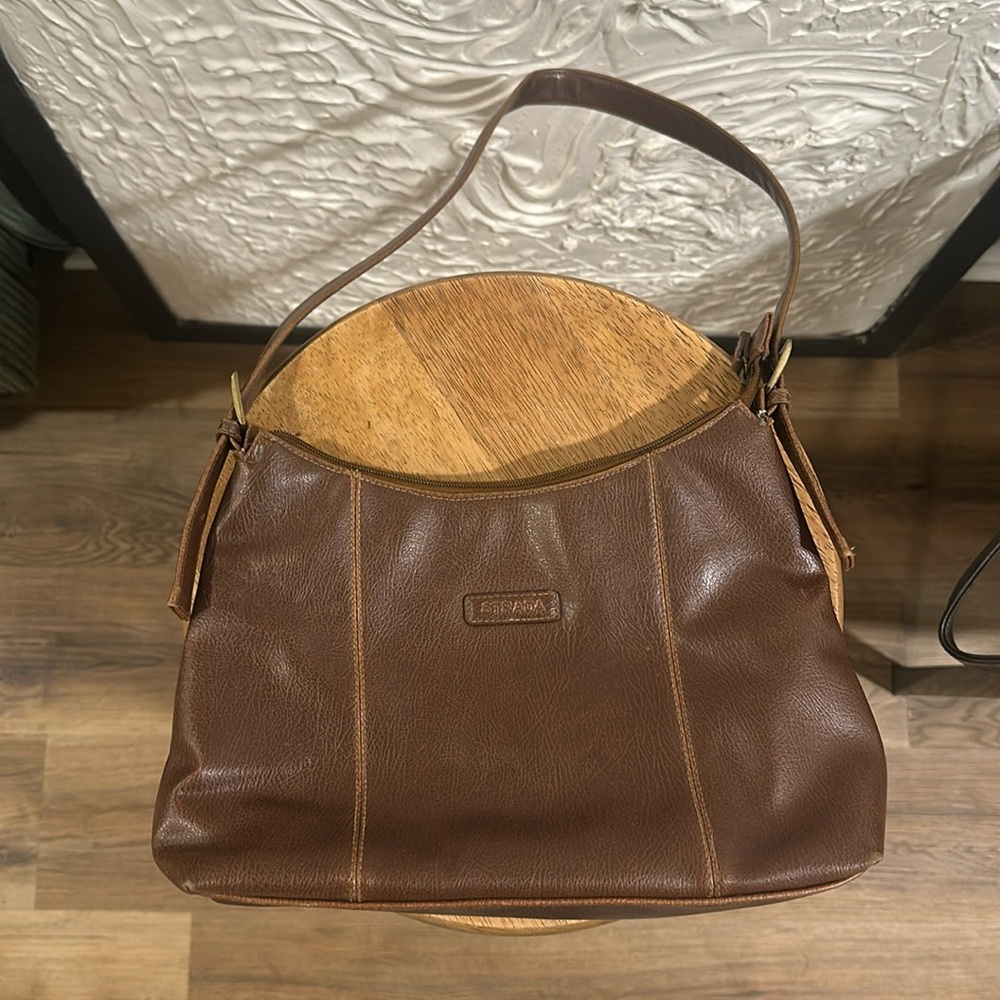 Y2K Strada Leather Shoulder Bag